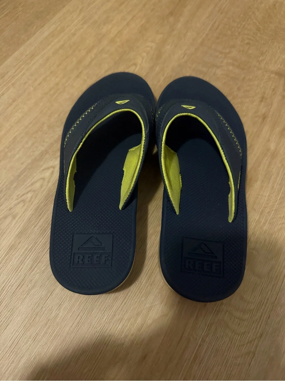 Reef Kids Navy and Yellow Flip Flop Sandals